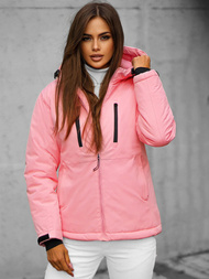 Дамско яке светлорозова OZONEE JS/HH012/25Z
