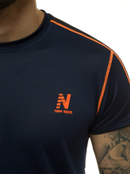 Мъжка тениска тъмносиньо OZONEE JS/KS2103