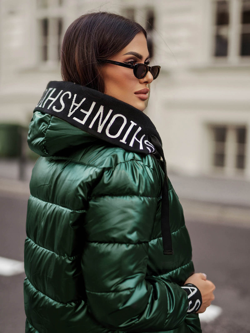 Дамско яке зелена OZONEE JS/5M3188/238Z