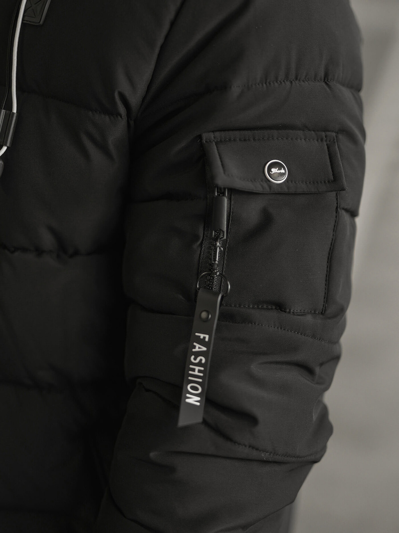 Мъжко яке черни OZONEE JS/57M7502/392Z