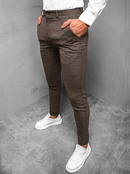 Мъжки панталони кафяво OZONEE DJ/5533