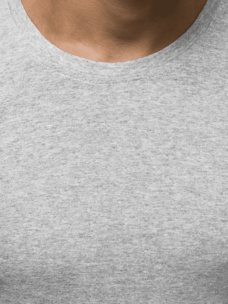 Мъжка блуза с дълъг ръкав сива OZONEE O/1209Z