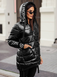 Дамско яке черно OZONEE JS/5M3188/392Z