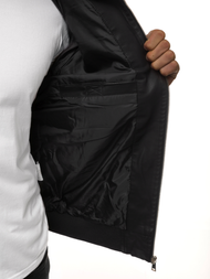 Мъжко яке черно OZONEE JB/JP1123