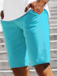 Мъжки панталонки небесно синьо OZONEE JB/JP1142