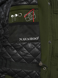 Дамско яке каки OZONEE O/W377Z