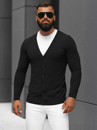 Мъжки пуловер черен OZONEE NB/MM6006/4Z