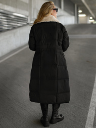 Дамско яке черно-бял OZONEE JS/16M9168/392B