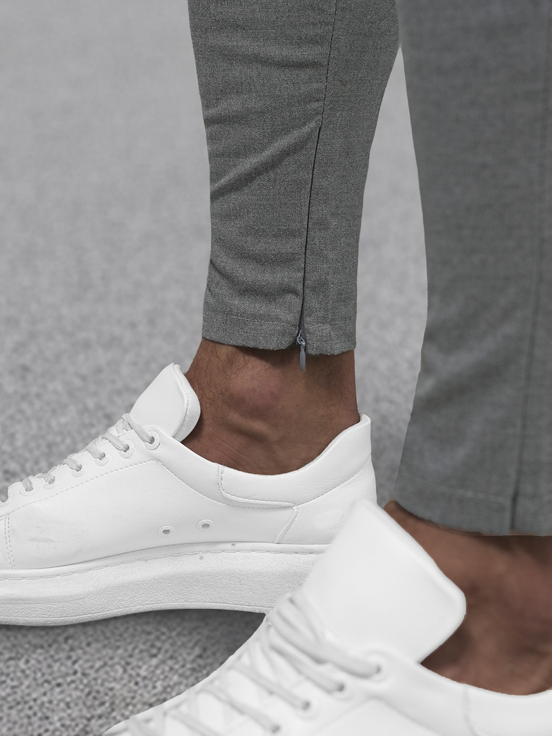 Мъжки панталони тъмносиво OZONEE DJ/3300