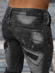 Мъжки дънки черни OZONEE NB/MP0045N