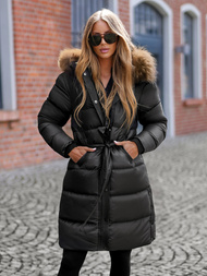 Дамско яке черно OZONEE JS/5M3298/392Z