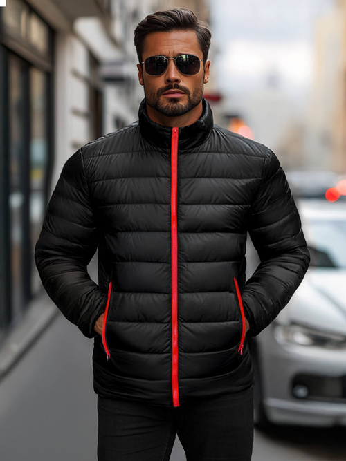 Мъжко яке черно/2 OZONEE JB/JP1111Z