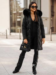 Дамско яке черно OZONEE JS/16M9202/392