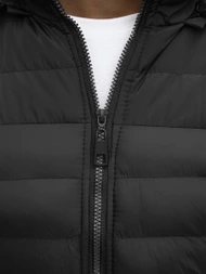 Мъжко яке черно OZONEE JS/M792/392