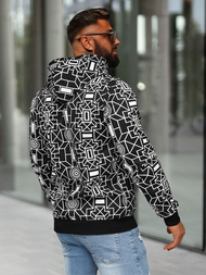 Мъжки Cуитшърт черен OZONEE JS/8B1236/3