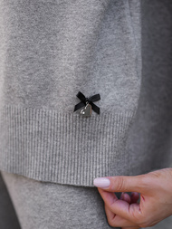 Дамски анцуг от две части сив OZONEE JS/53C5203/2