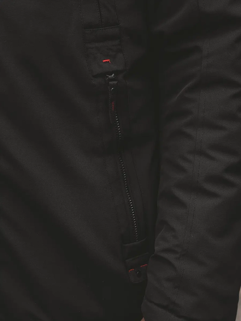 Мъжко яке черна OZONEE JS/M717/392