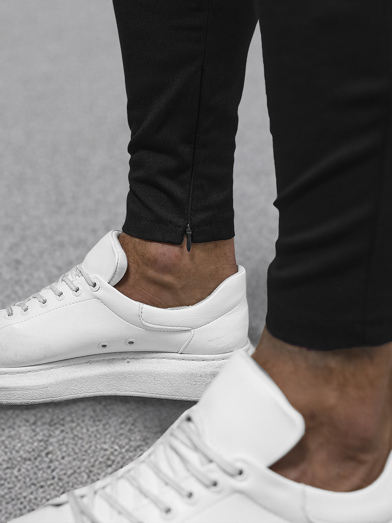 Мъжки панталони черни OZONEE DJ/3300