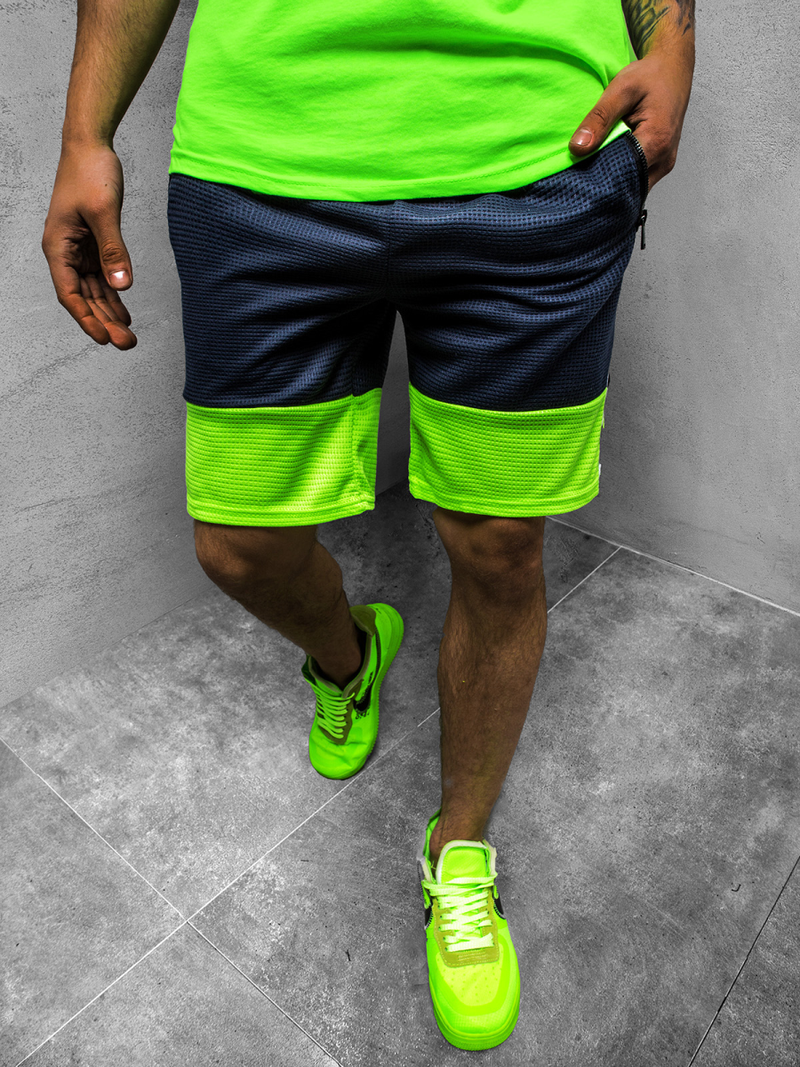 Мъжки панталонки тъмносиньо OZONEE JS/KS2525Z