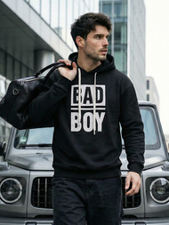 Мъжки суитшърт черно OZONEE JS/65B3909/3Z