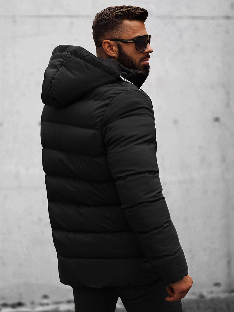 Зимно яке черно OZONEE JS/22M61/392