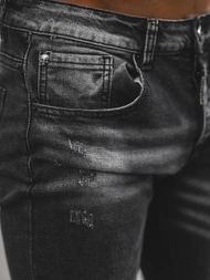 Мъжки дънки черни OZONEE NB/MP0126N