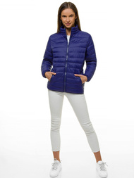 Дамско яке тъмнсиня OZONEE JS/M23037/215