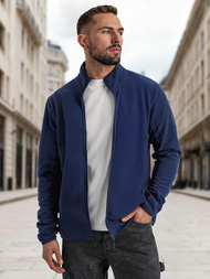 Мъжки суитшърт тъмносин OZONEE JS/HH016/25