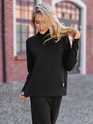 Дамски анцуг от две части черен OZONEE JS/53C5203/3