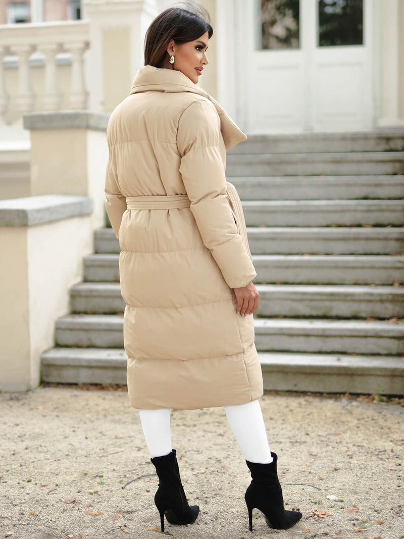 Дамско яке бежова OZONEE JS/M737/62Z