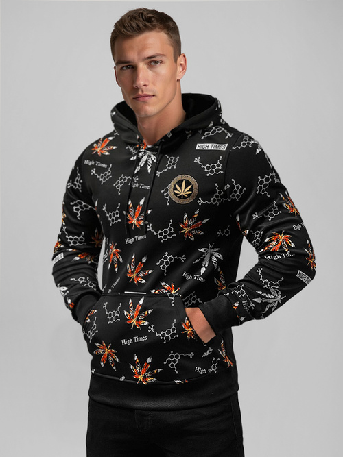 Мъжки суитшърт черен OZONEE O/B266