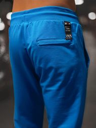 Мъжко долнище на анцуг синьо B/18203022Z