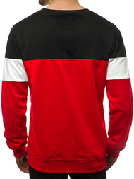 Мъжки суитшърт червена OZONEE JS/JZ11053