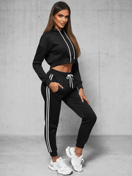 Дамски анцуг от две части черен OZONEE JS/8C67/3