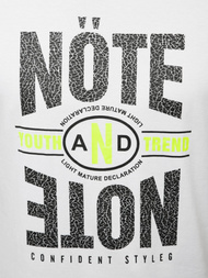 Мъжка тениска бяла OZONEE JS/SS10968