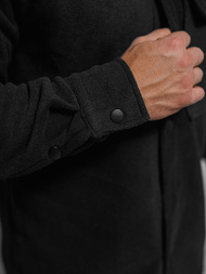 Мъжка риза черна OZONEE O/GOM23040Z