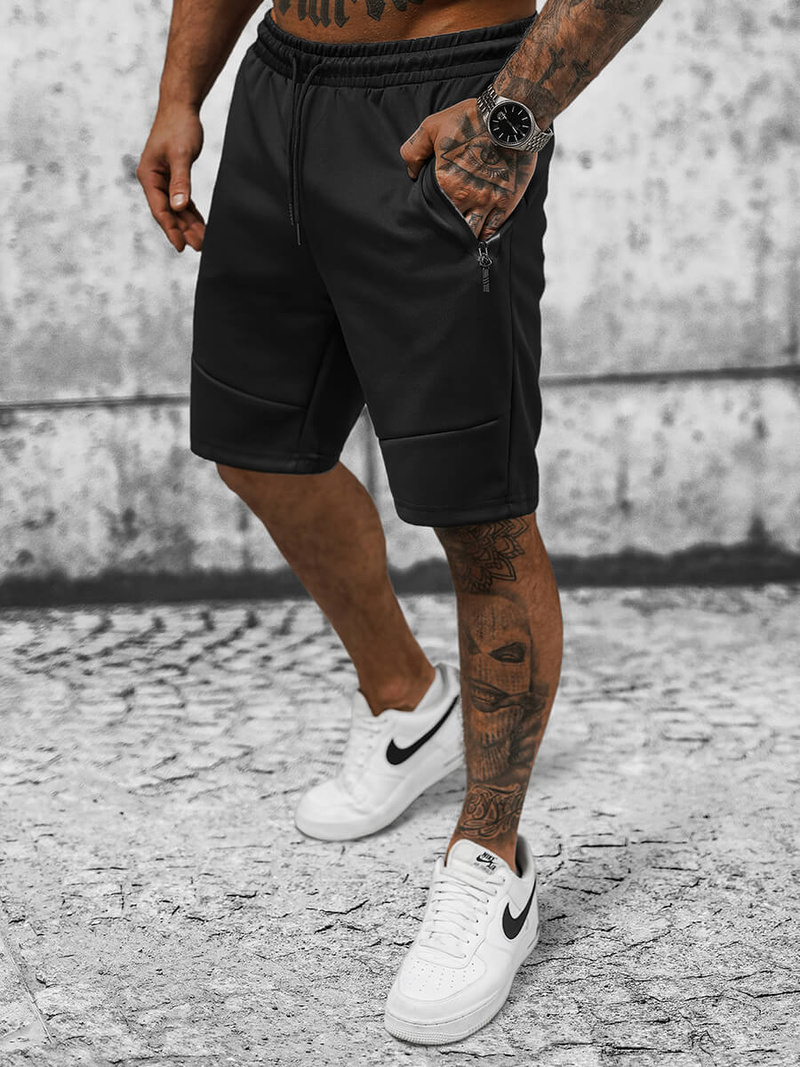 Мъжки панталонки черни OZONEE JS/8K929