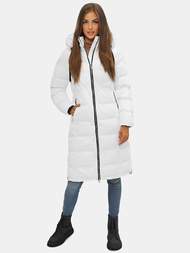 Дамско яке бяла OZONEE JS/M736/281Z