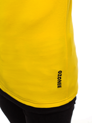 Мъжка тениска жълта OZONEE O/1273Z