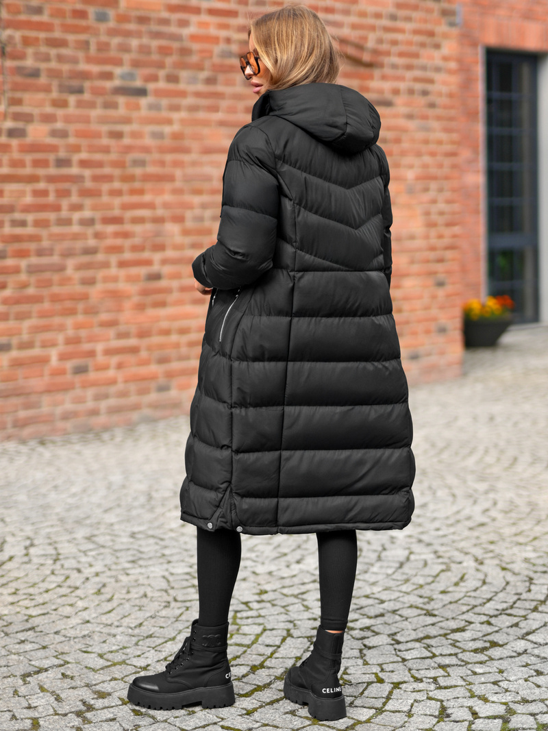 Дамско яке черно OZONEE JS/M736/392Z