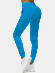 Дамски долнища на анцуг небесно синьо OZONEE JS/CK01/36