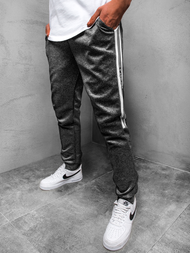 Мъжко долнище на анцуг графитно OZONEE JS/AM126Z