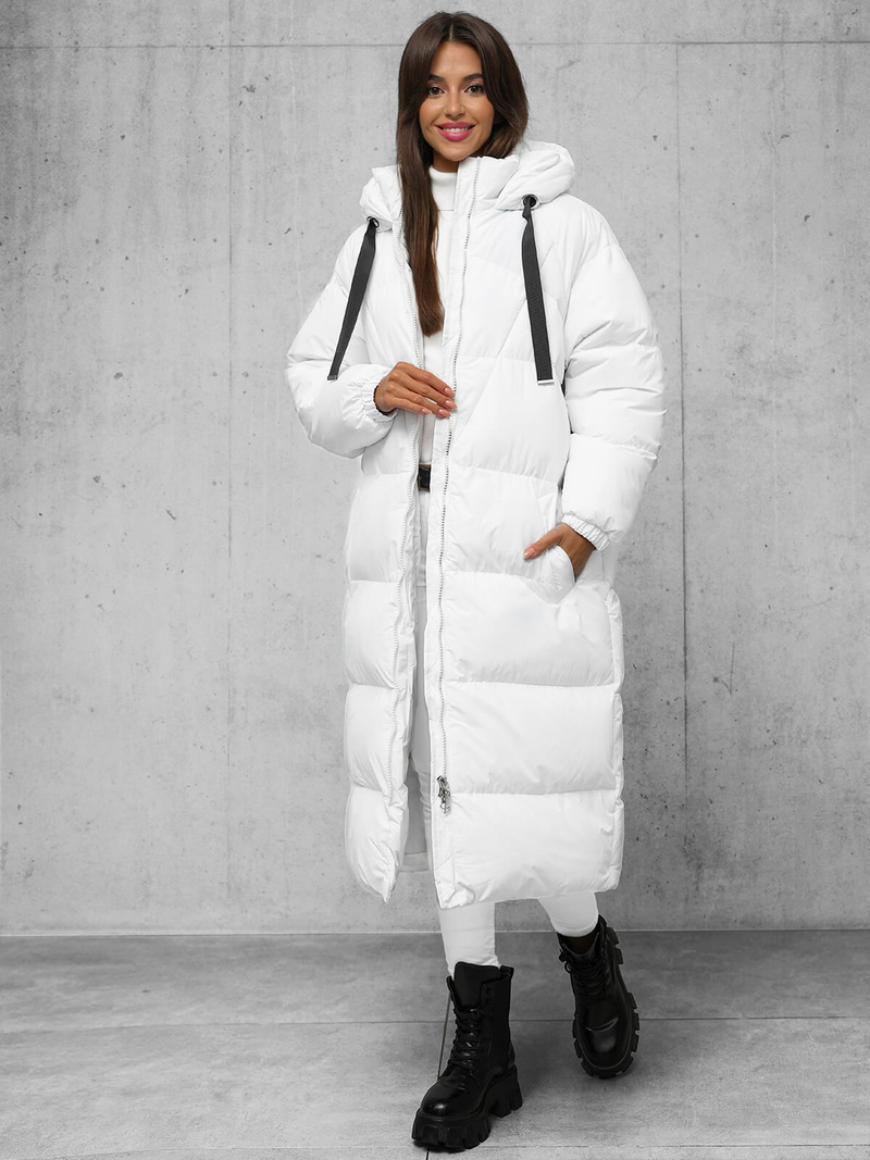 Дамско яке бял OZONEE JS/5M3163/281Z