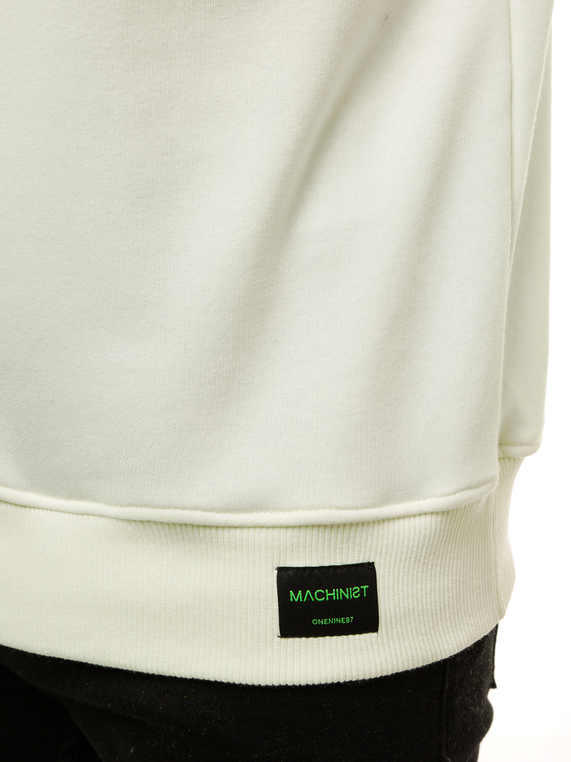 Мъжки суитшърт екрю OZONEE MACH/3149