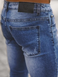 Мъжки дънки синьо OZONEE NB/MP0126B