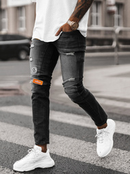 Мъжки дънки черни OZONEE NB/MP0047NZ