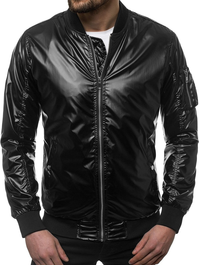 Мъжко яке черна OZONEE N/6147