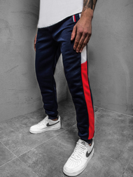 Мъжко долнище на анцуг тъмносиньо OZONEE JS/JZ11027Z