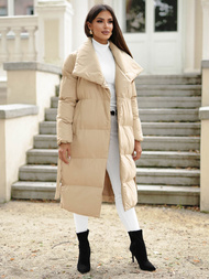 Дамско яке бежова OZONEE JS/M737/62Z