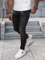 Мъжки дънки черни OZONEE NB/MP0025NZ